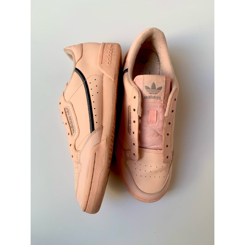 Adidas Women's Originals Continental Coral Orange Sneaker Shoes Size 6.5 - Picture 1 of 11